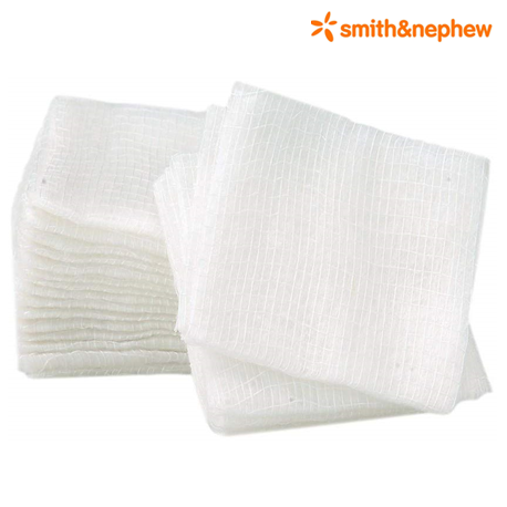 Smith&Nephew Non Sterile Non Woven Gauze Swab, 7.5cmx7.5cm, 4ply, 100pcs/pack